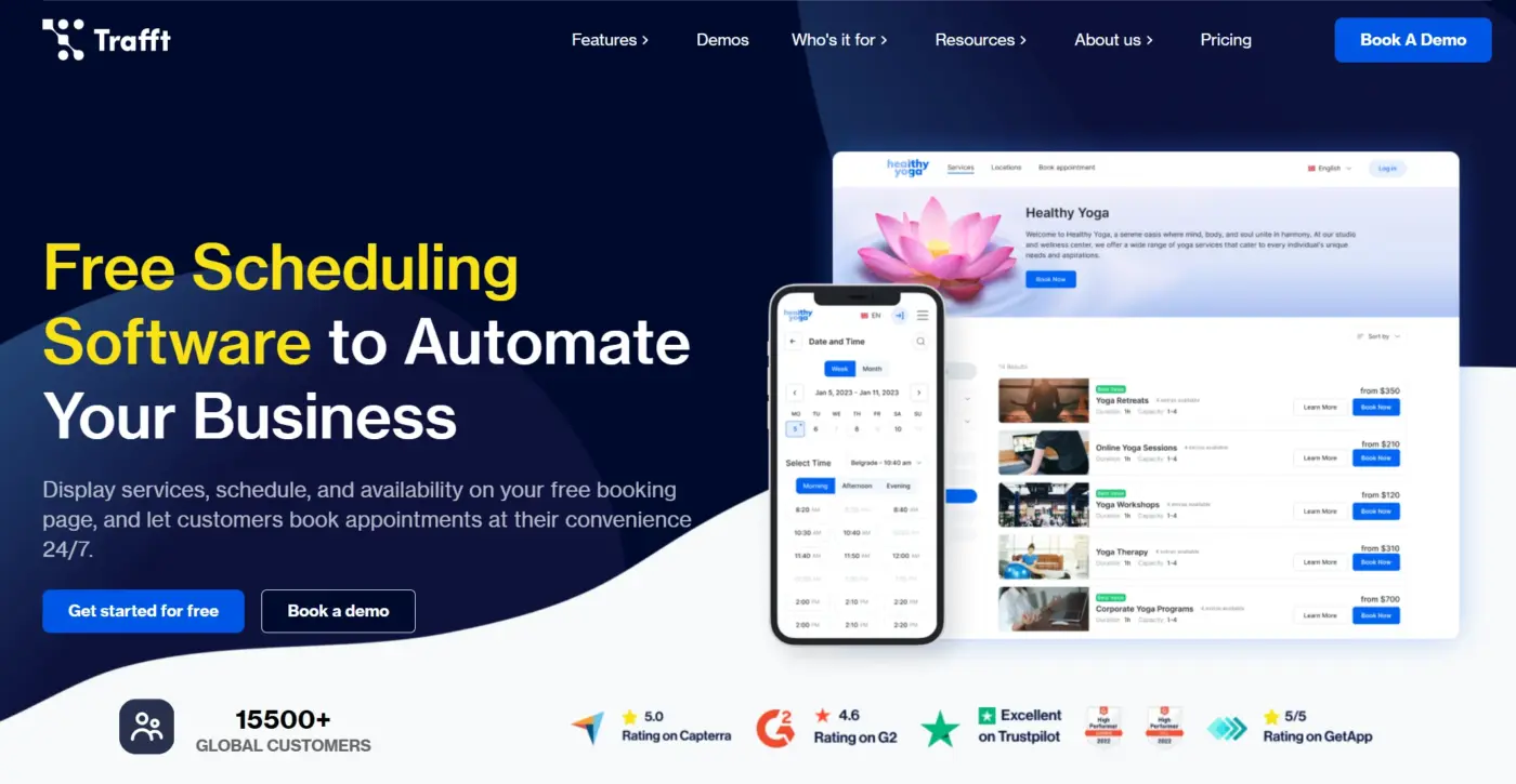 Trafft Plugin Homepage