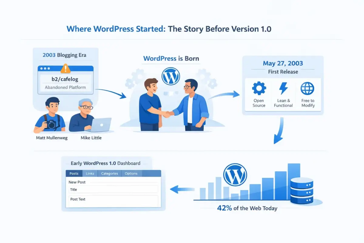Where WordPress Started: The Story Before Version 1.0