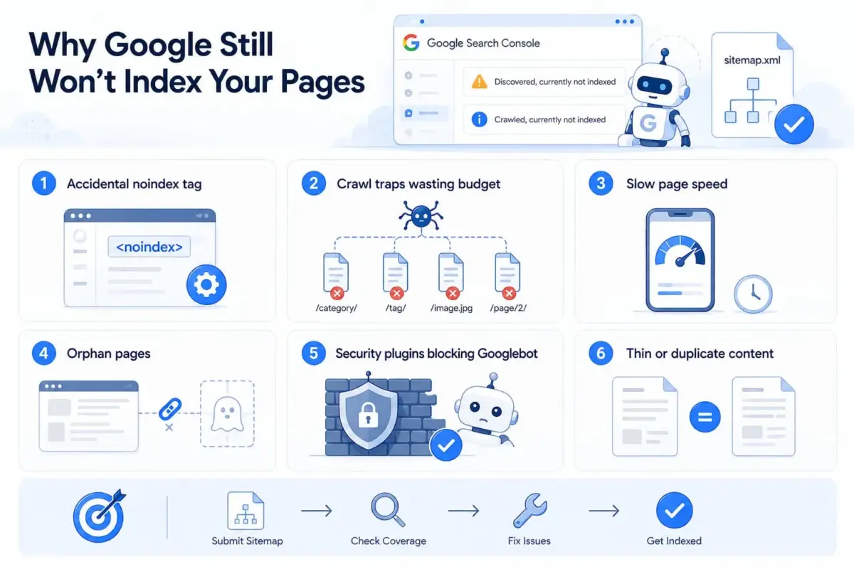 Why Google Still Won't Index Your Pages