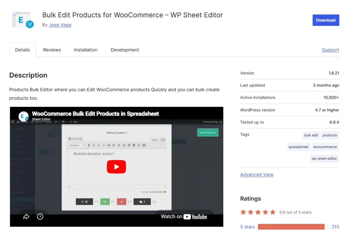 Bulk Generation for Large Catalogs