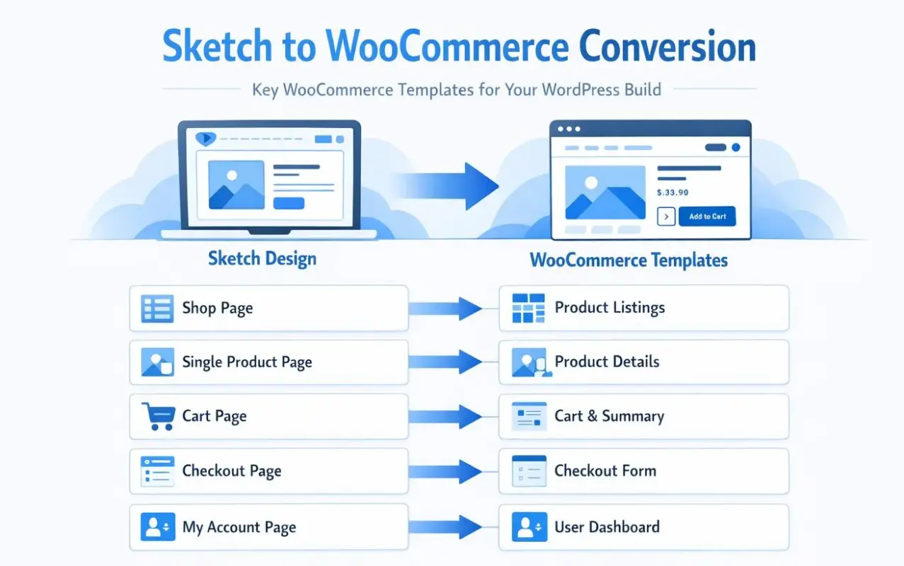 WooCommerce Considerations for Your Sketch to WordPress Conversion