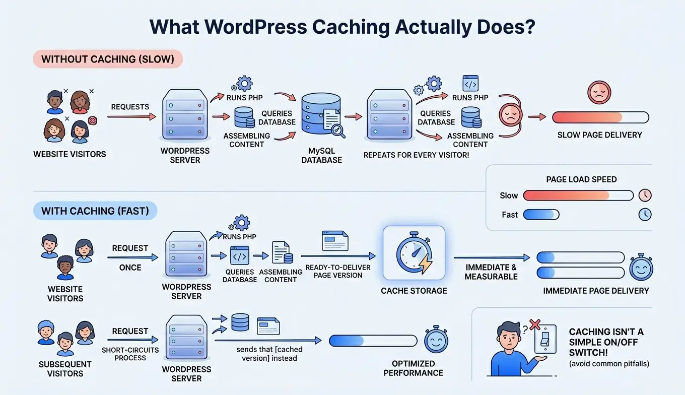 What WordPress Caching Actually Does?