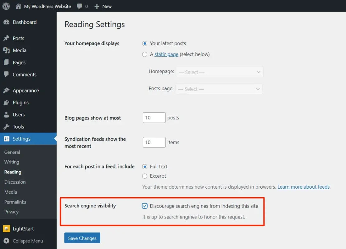 wordpress-reading-settings-search-engine-visibility