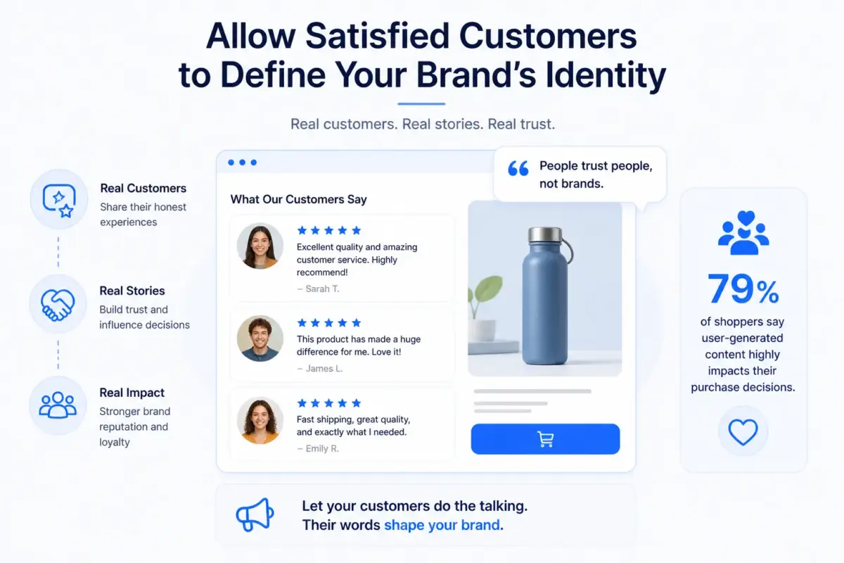 Allow Satisfied Customers to Define Your Brand’s Identity