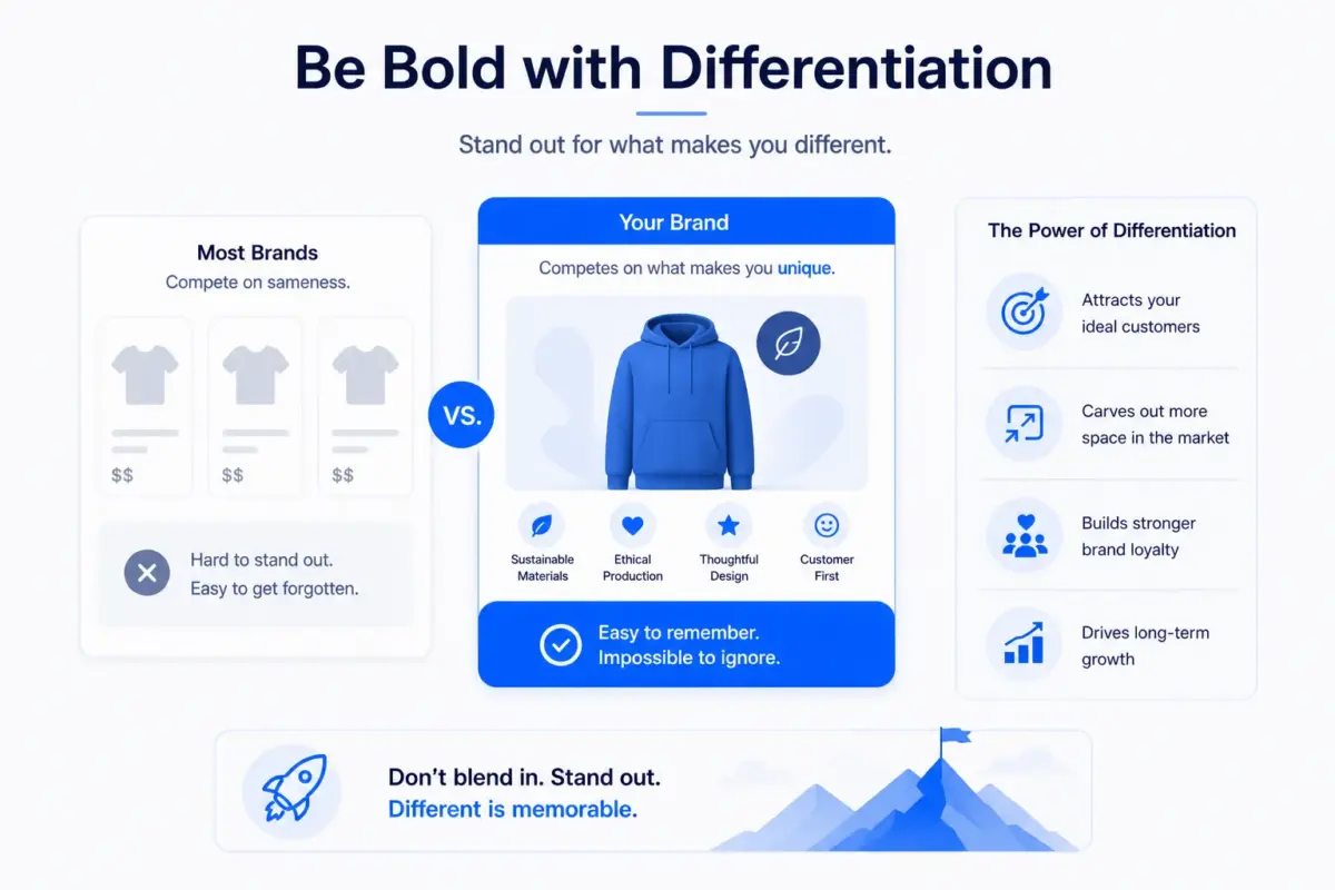 Be Bold with Differentiation
