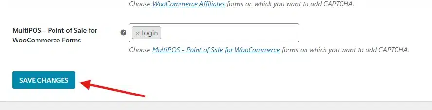 Click Save Changes.