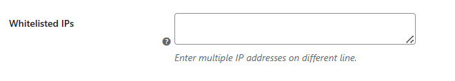 Enable Whitelisted IPs. If you place test orders regularly, add your IP address here.