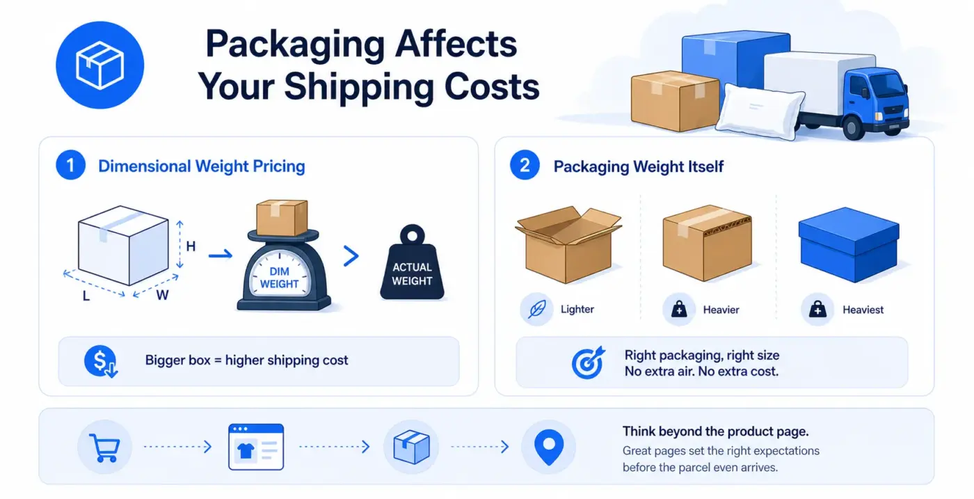 How eCommerce Packaging Affect Your Shipping Costs?