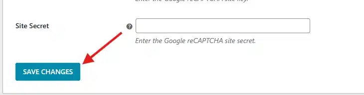 Click Save Changes.
