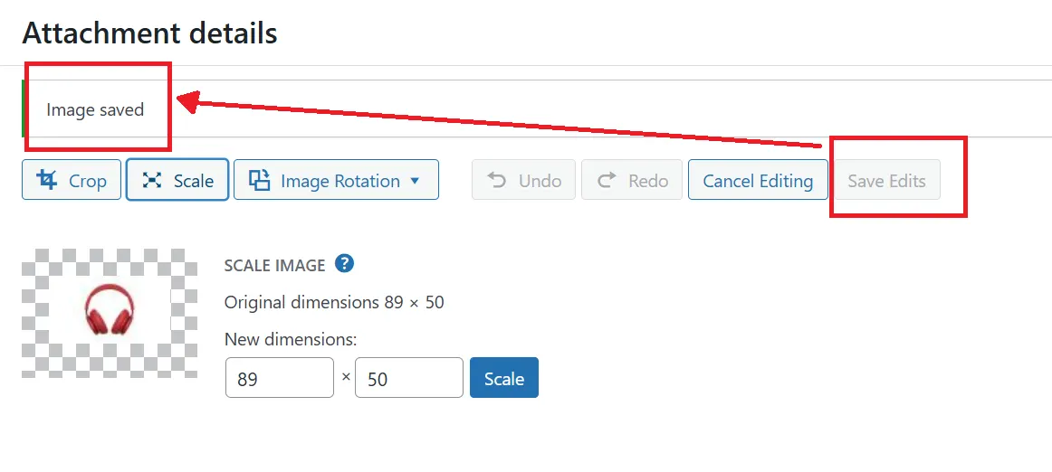 Click Save to apply the changes.