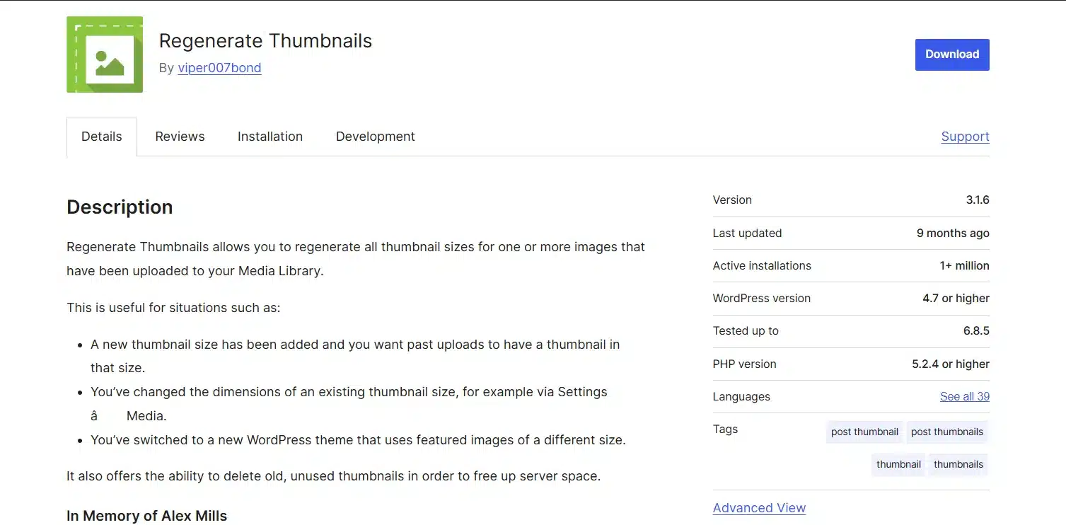 Install and activate the plugin called Regenerate Thumbnails.