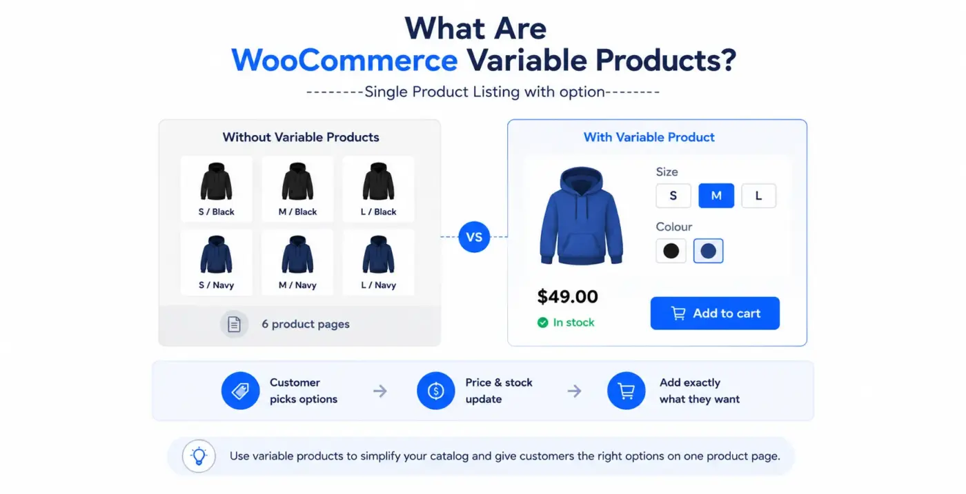What Are WooCommerce Variable Products?