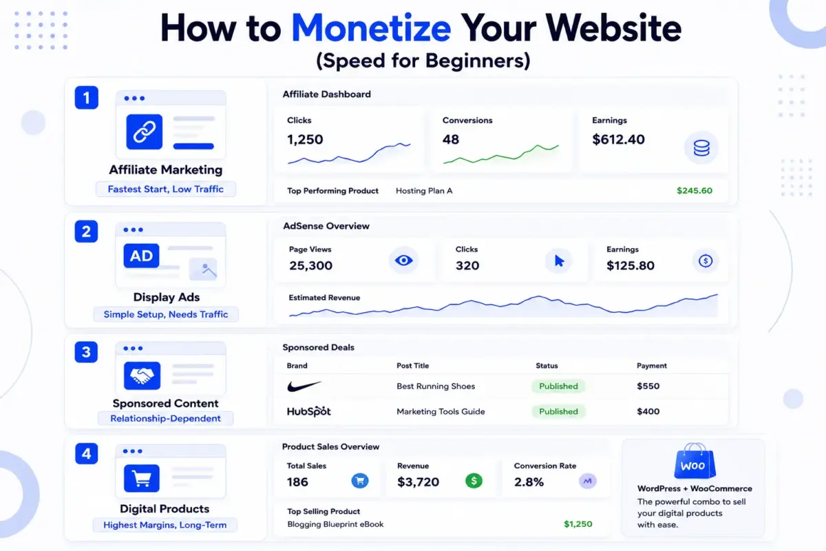 How to Monetise Your Blog (Ranked by Speed for Beginners)