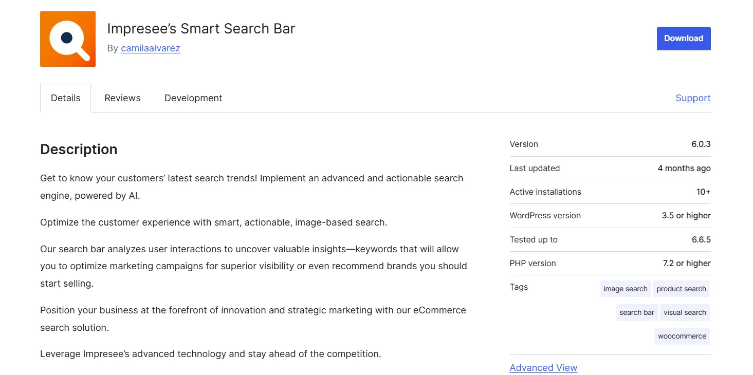 Impresee Smart Search Bar