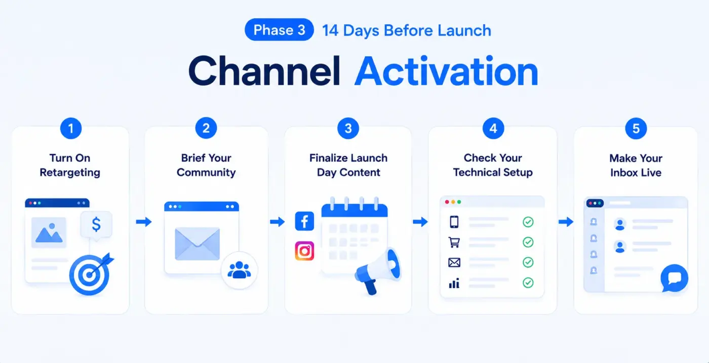 14 Days Before Launch: Channel Activation
