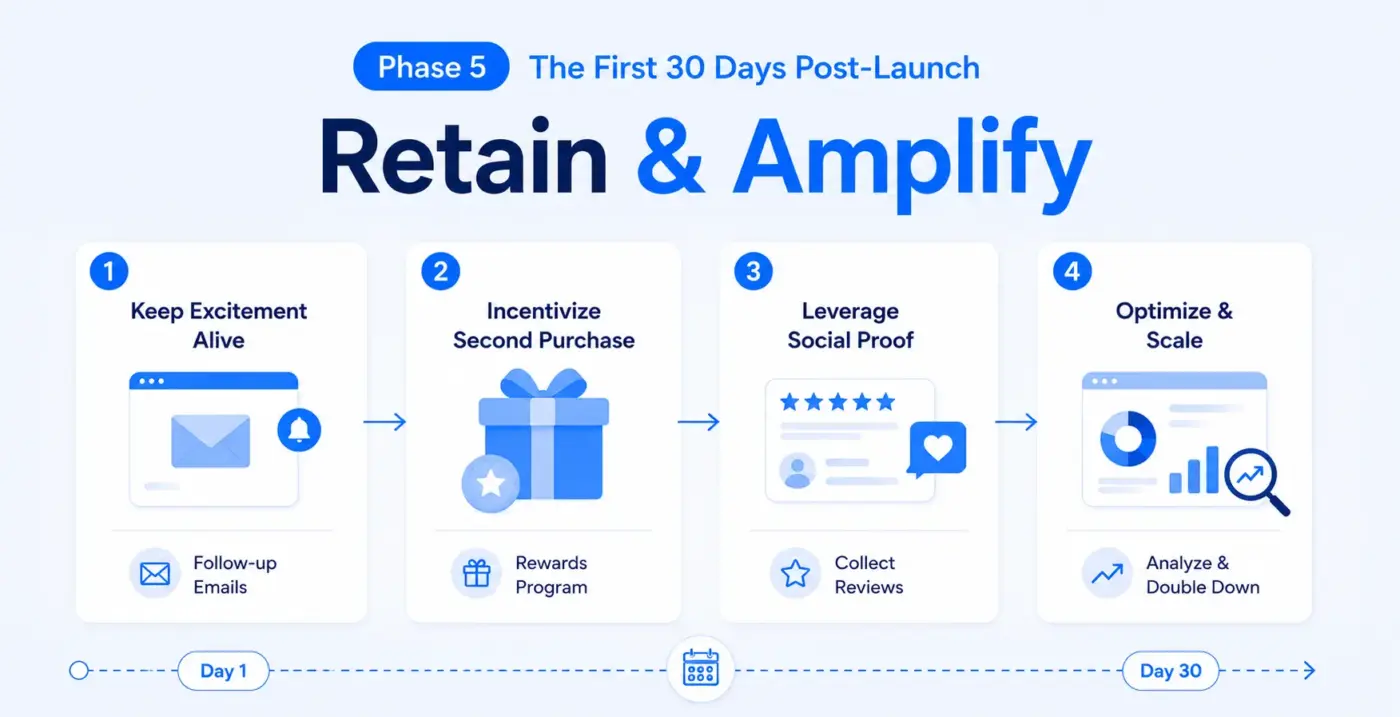 The First 30 Days Post-Launch: Retain and Amplify