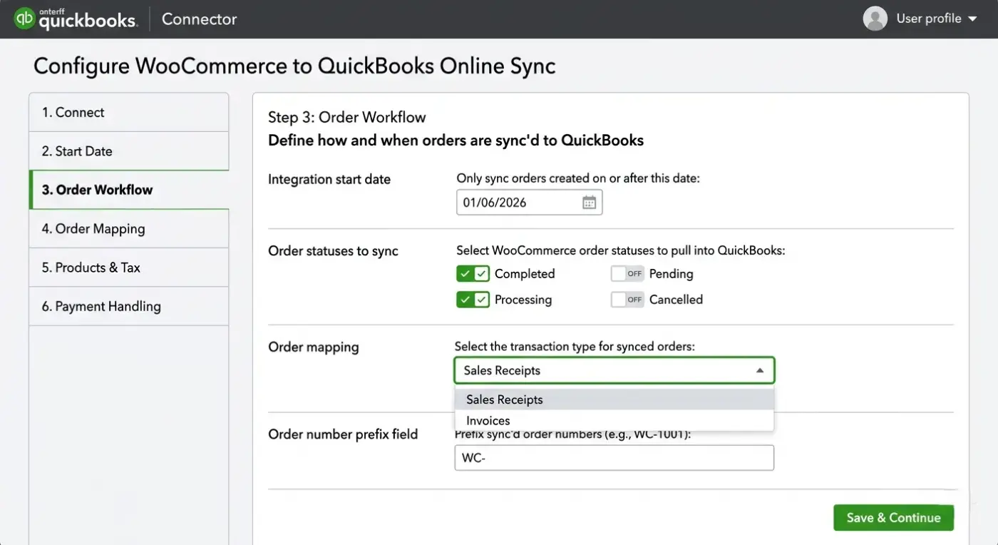 Configure Order Workflow