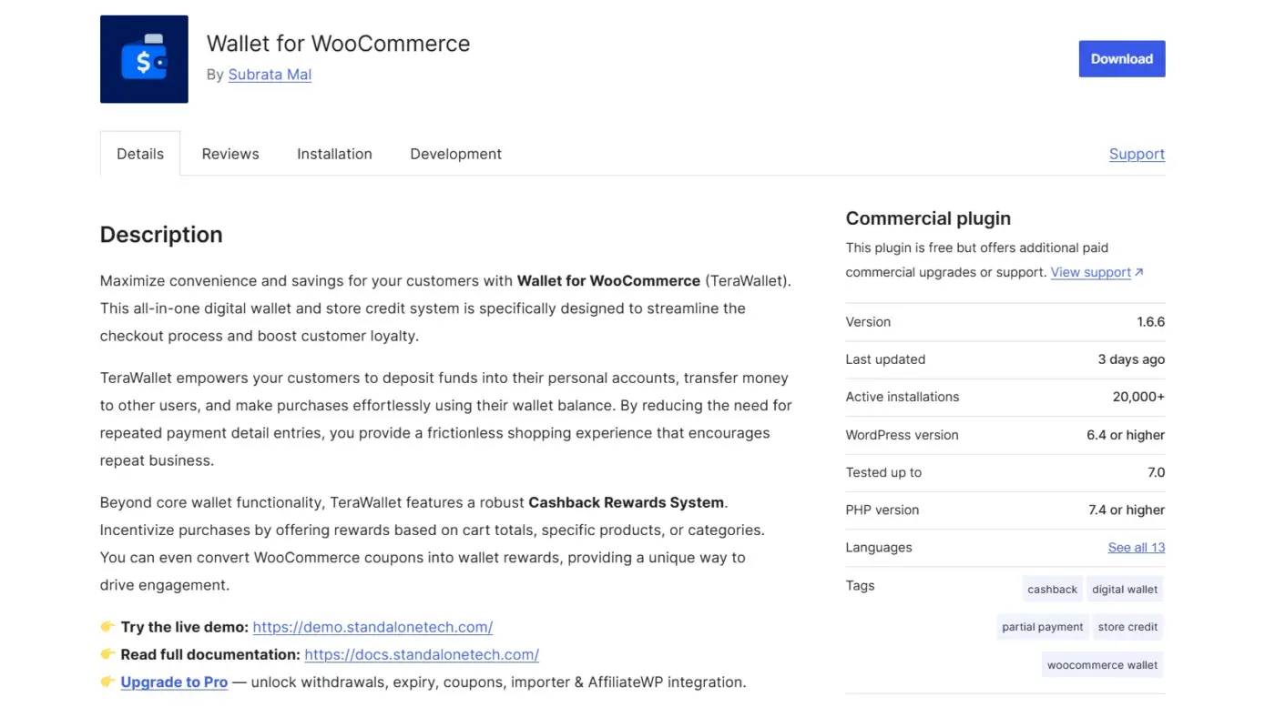 TeraWallet: Wallet for WooCommerce