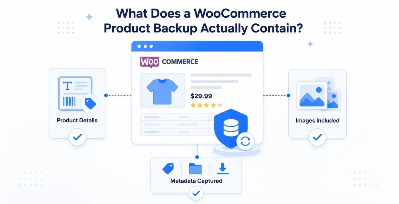 What Does a WooCommerce Product Backup Actually Contain?