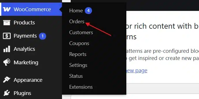Open any order in WooCommerce → Orders.