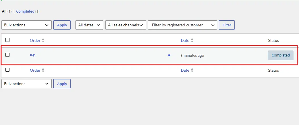 In WooCommerce, ensure the "Completed Order" email is enabled.