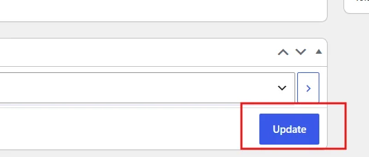 Then, Save or Update the changes.