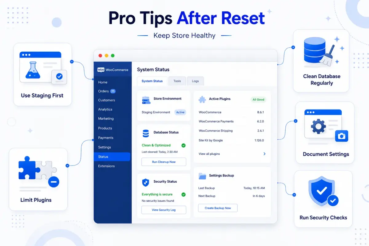 Pro Tips for Keeping Your Store Clean After a Reset
