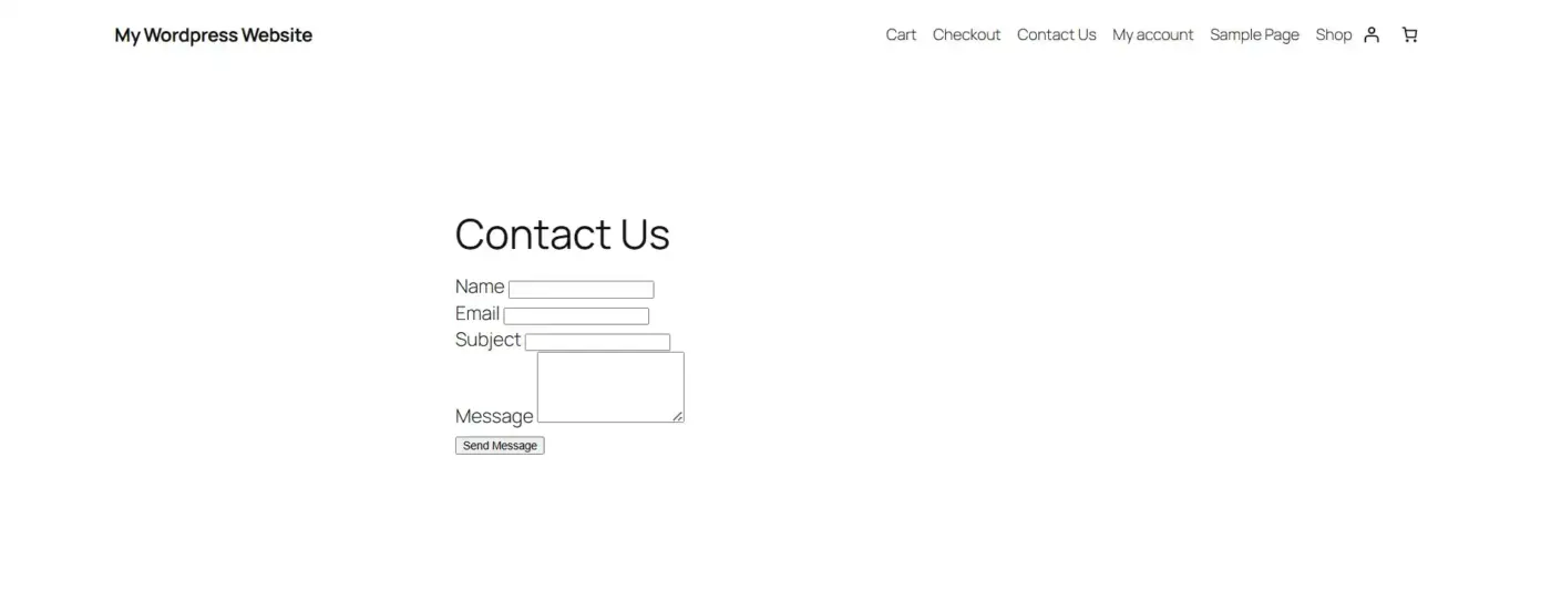 Test Your Contact Form
