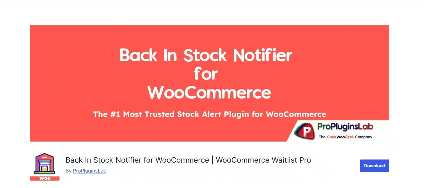 Back In Stock Notifier for WooCommerce by CodeWooGee