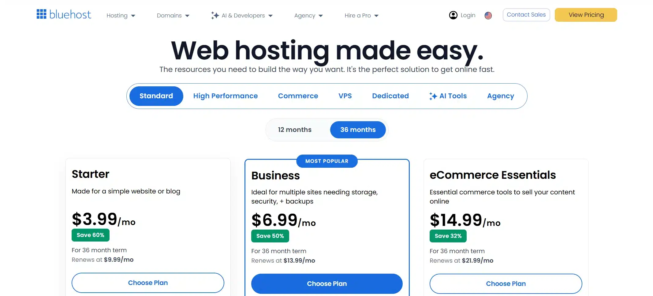 Bluehost AI Site Creator