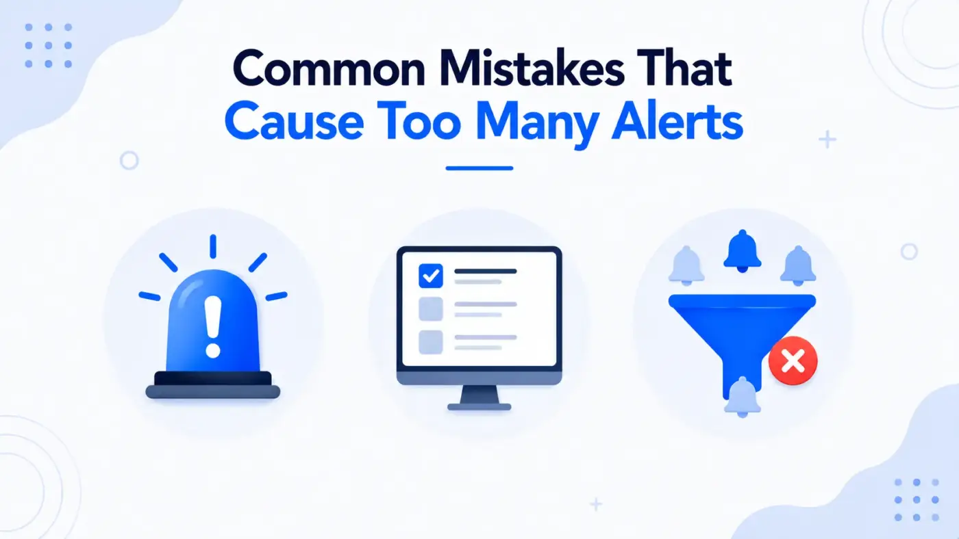 Common Mistakes That Cause Too Many Alerts