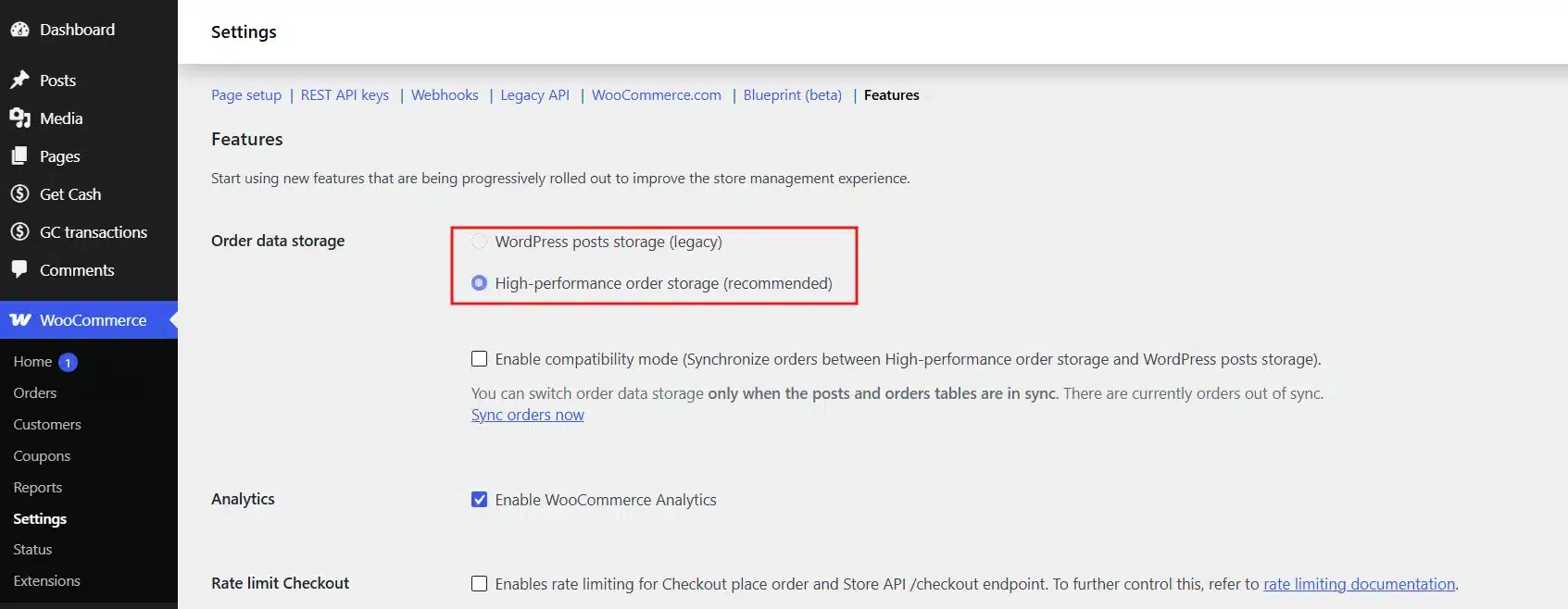 Look at the Order data storage section. If it's High-Performance Order Storage (HPOS), your orders live in wp_wc_orders. or WordPress posts storage (legacy), then your orders live in wp_posts.