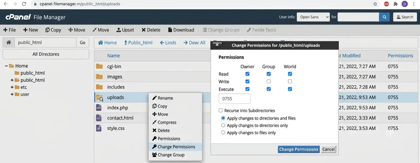 Fix File and Folder Permissions