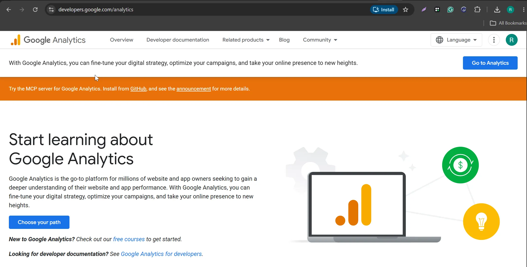 Log into your WordPress site and open Google Analytics in a new tab.