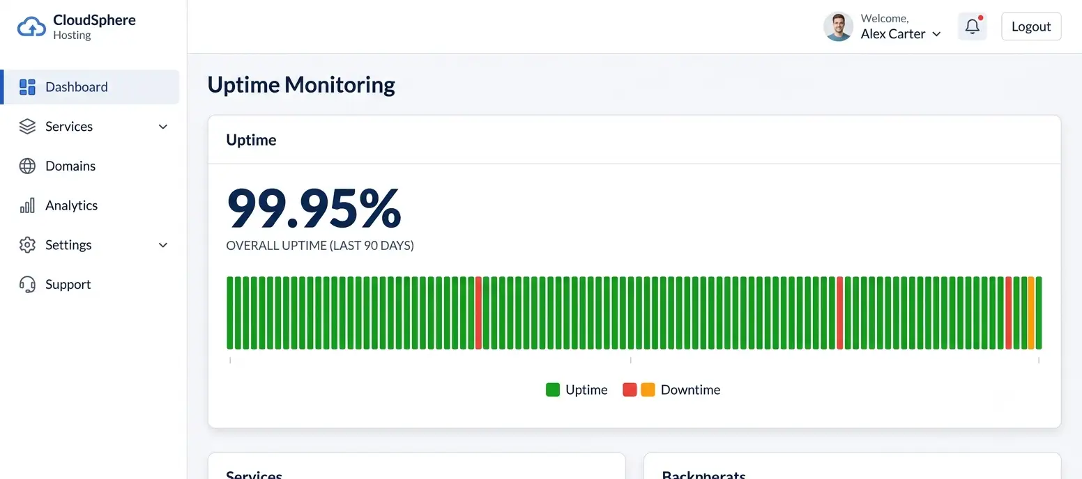 Log into your hosting dashboard and look for an uptime report from the last 90 days. Anything below 99.9% is worth a serious conversation with your provider. If your site has ever gone down during a traffic spike, ask specifically about WordPress DDoS protection as part of that conversation.