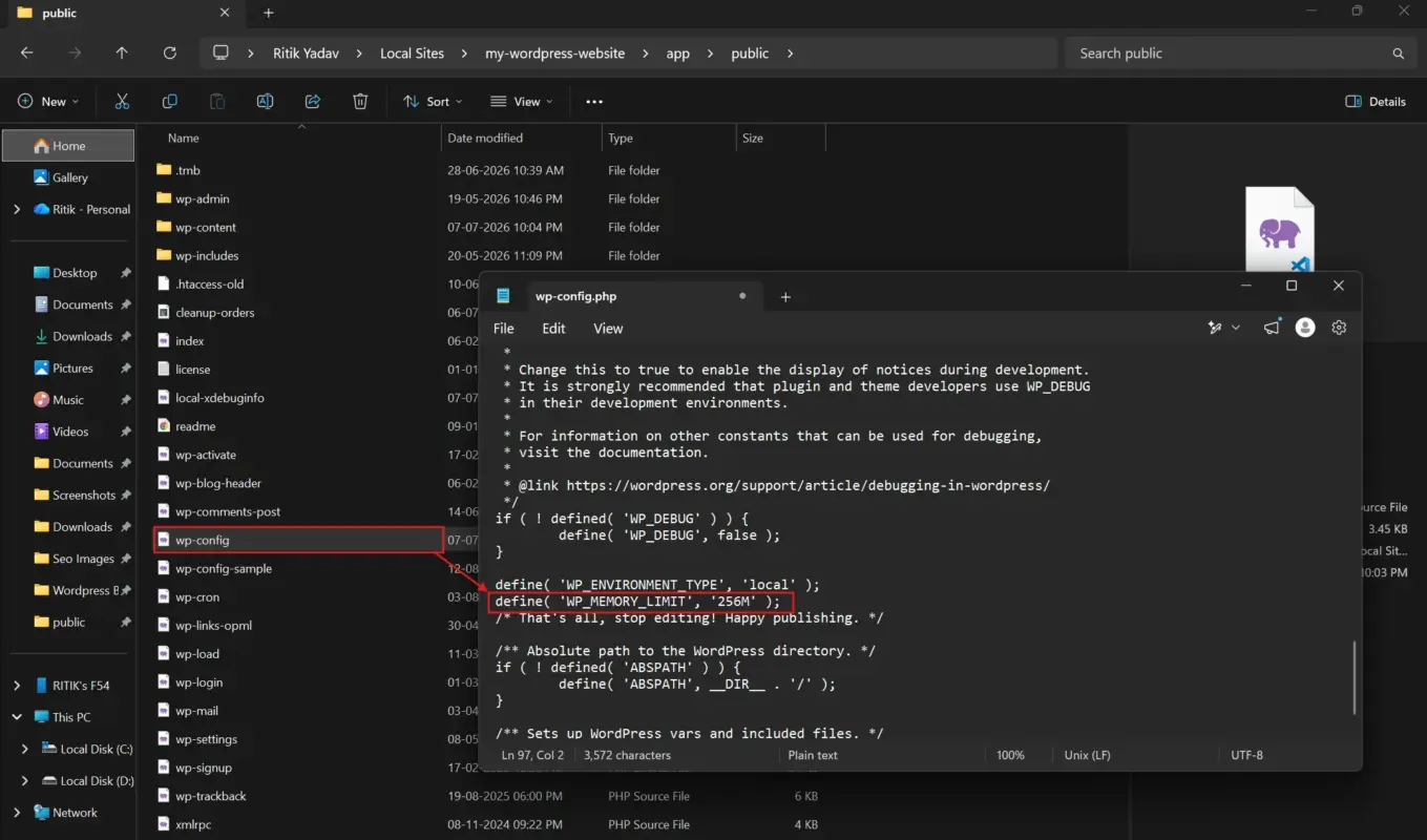 Raise the PHP Memory Limit