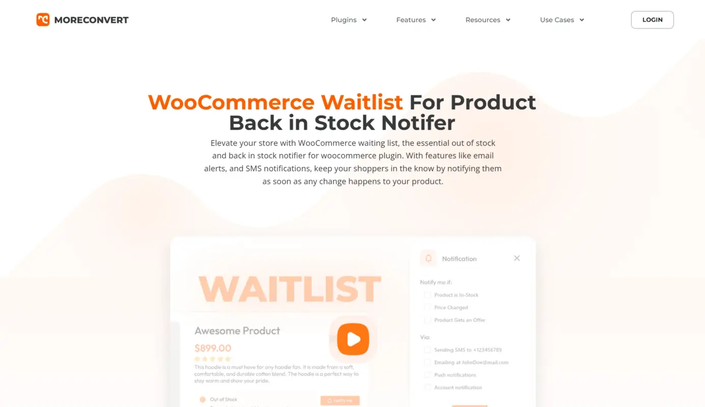 MoreConvert Waitlist Plugin