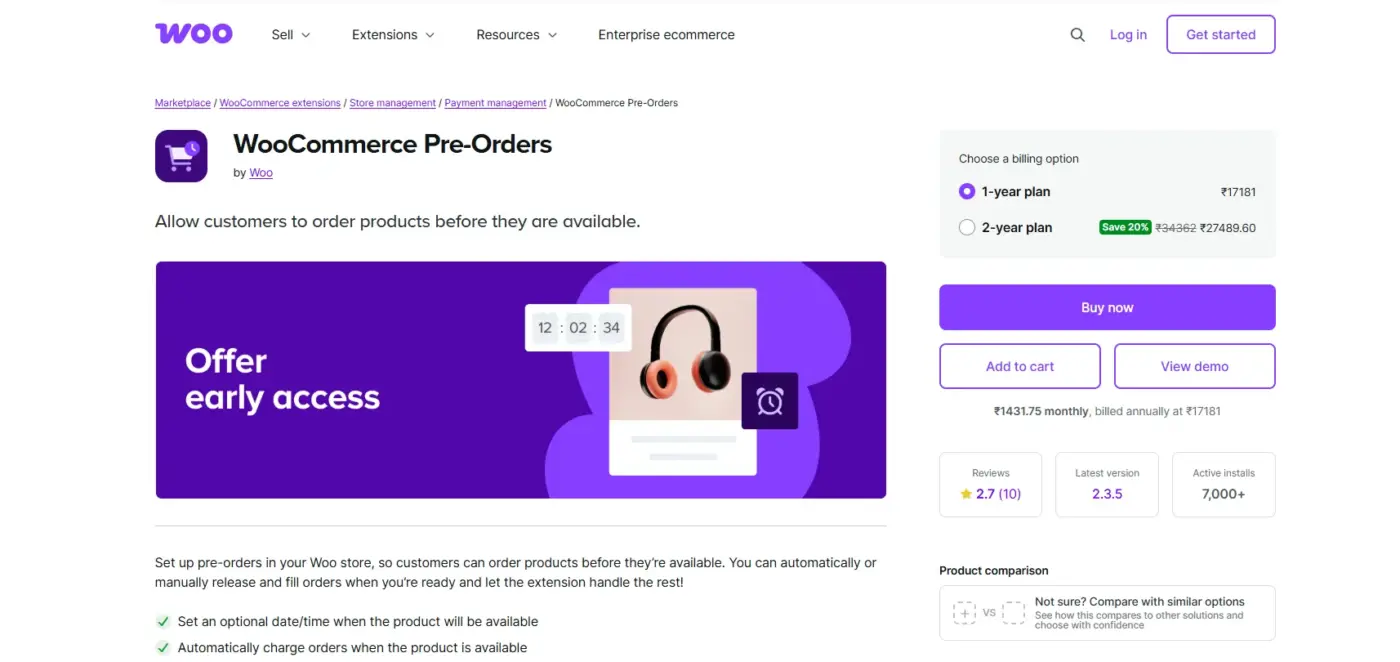  WooCommerce Pre-Orders