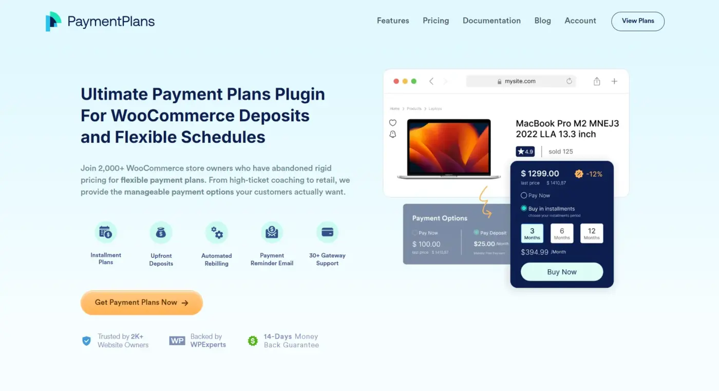 Payment Plans For WooCommerce: Custom Schedules