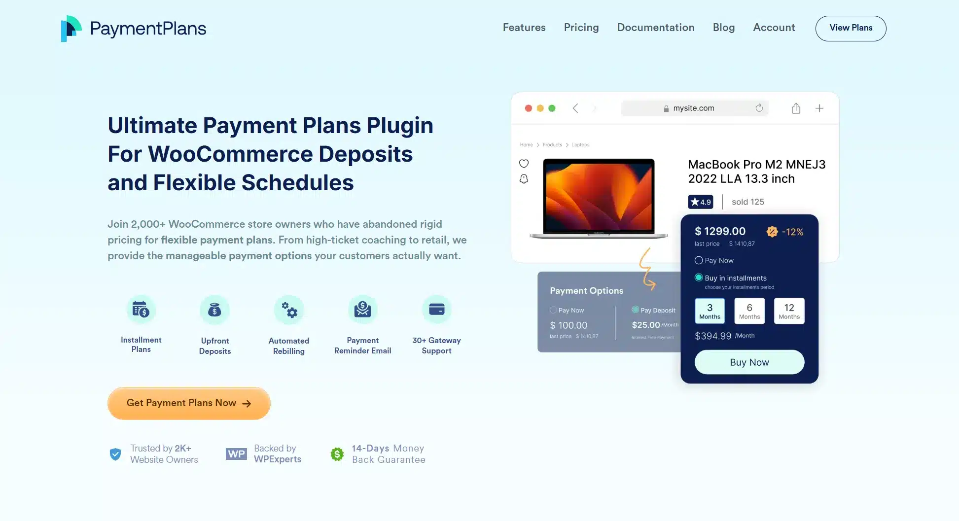 Payment Plans For WooCommerce: Custom Schedules