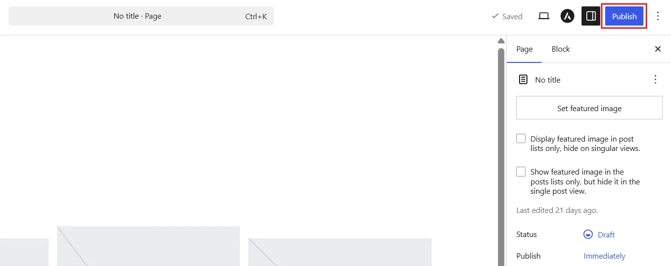 Click Publish, copy the page URL, then return to your email template from Method 1 and swap in the real address.