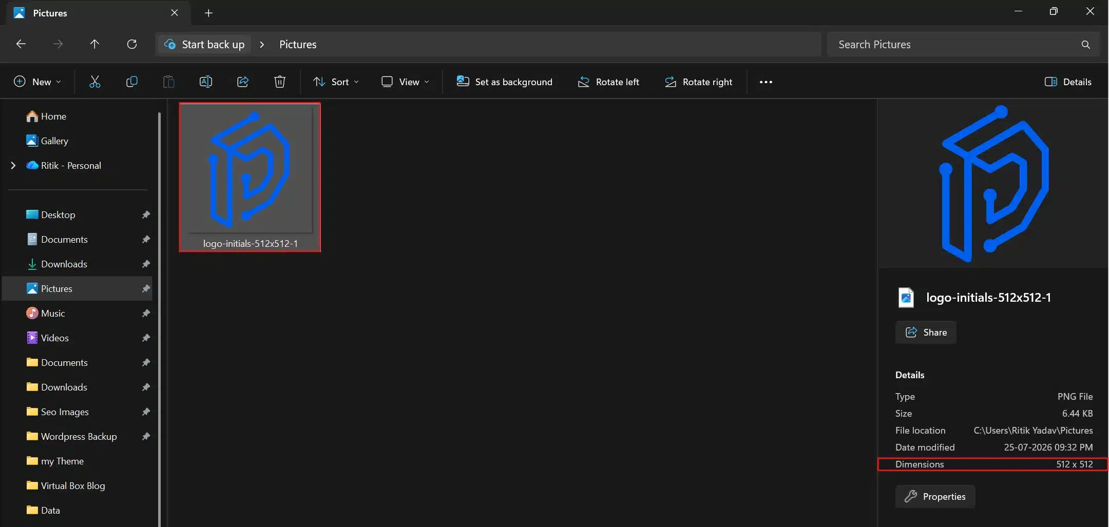 Crop the image to a square. Gravatar recommends at least 512 x 512 pixels so it stays sharp at every size WordPress requests.