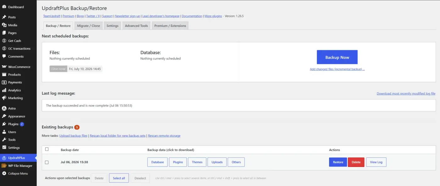 Backups: Your Undo Button