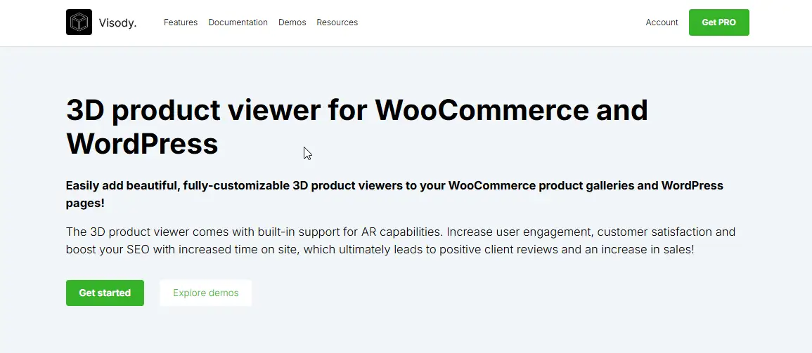 Visody 3D Product Viewer (Best for High-End or Showroom Products)