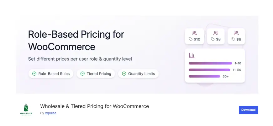  Wholesale & Tiered Pricing for WooCommerce