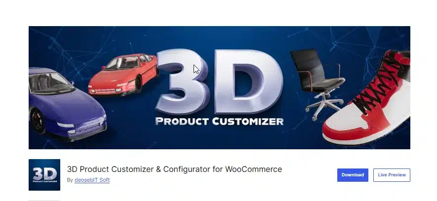 3D Product Customizer & Configurator for WooCommerce (Best for Configurable Products)