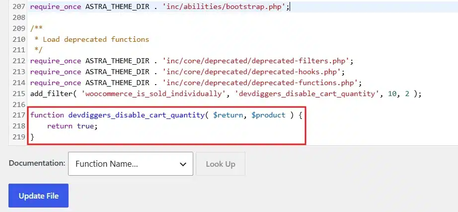Paste in the same filter code shown in Method 2.