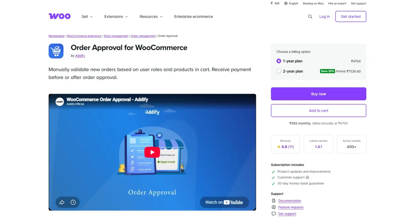 Advanced Order Approval for WooCommerce