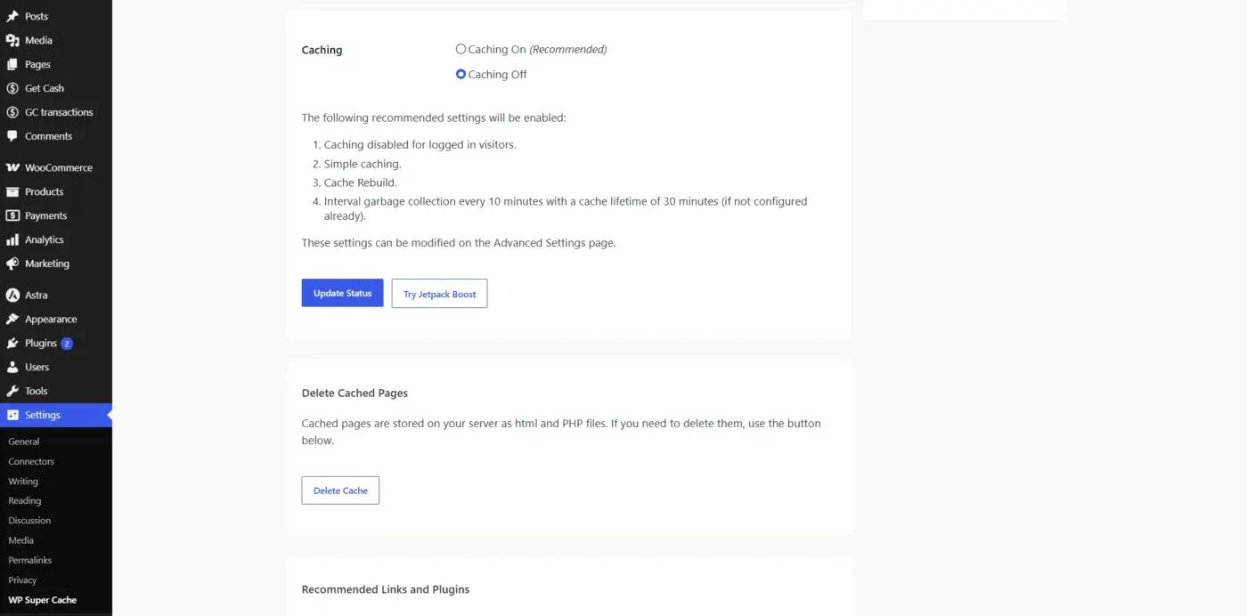 Caching and Performance