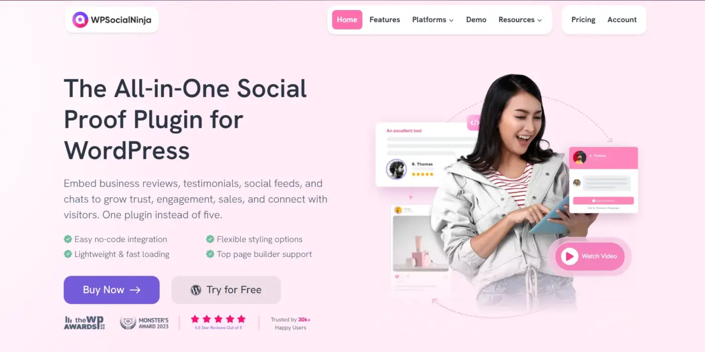 WP Social Ninja